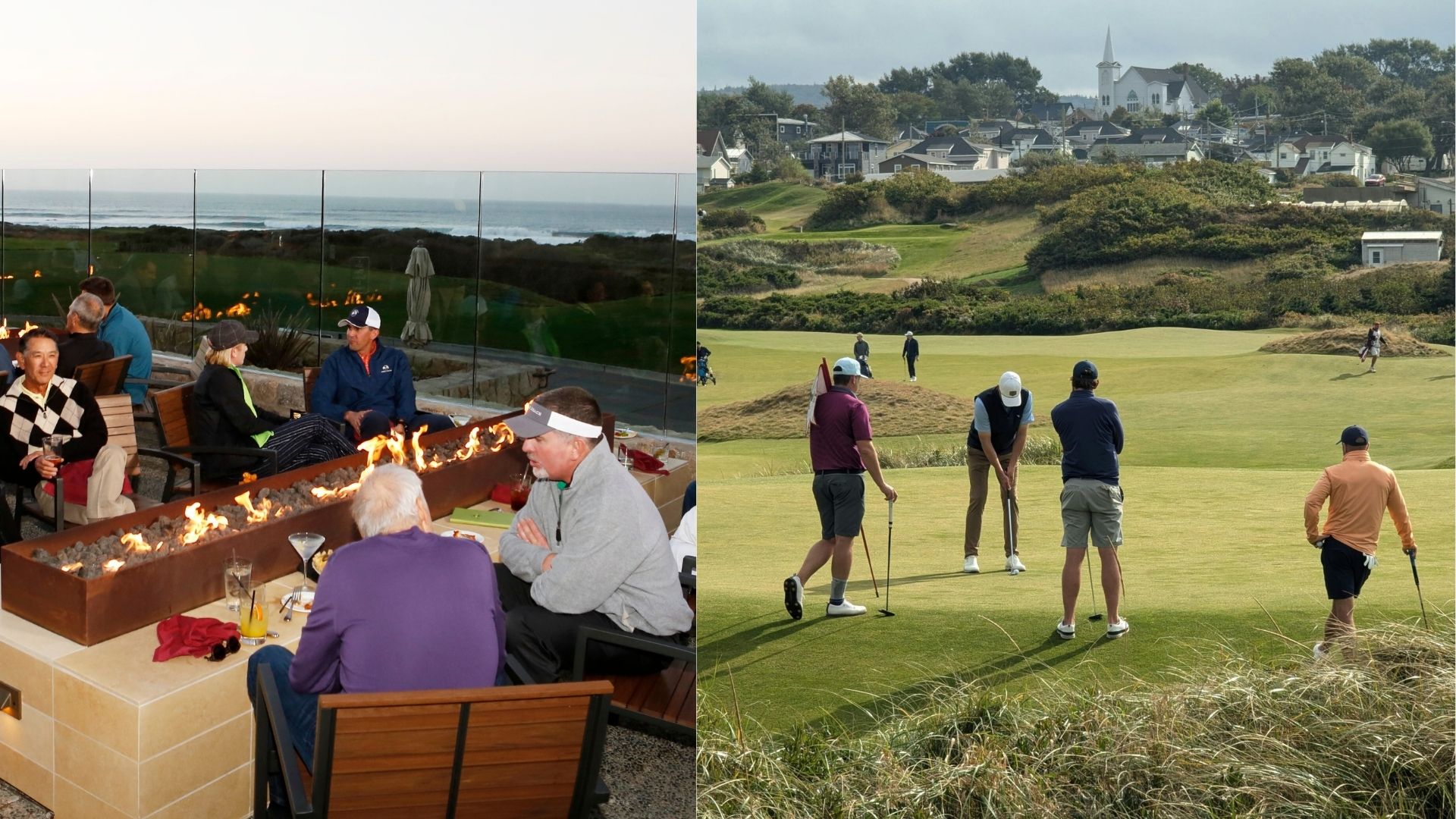Left photo courtesy of Pebble Beach Golf Club