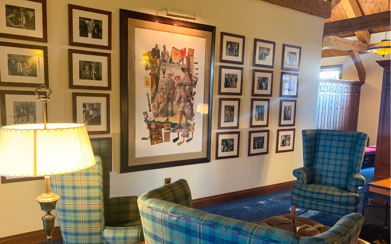 Whistling Straits locker room