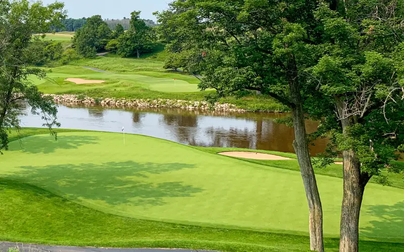 Blackwolf Run Meadow Valley 18th Green