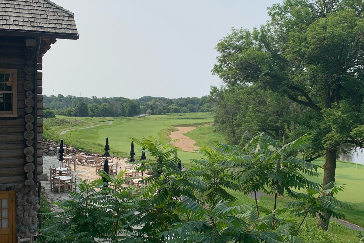 Blackwolf Run Clubhouse and River Course 18th Fairway