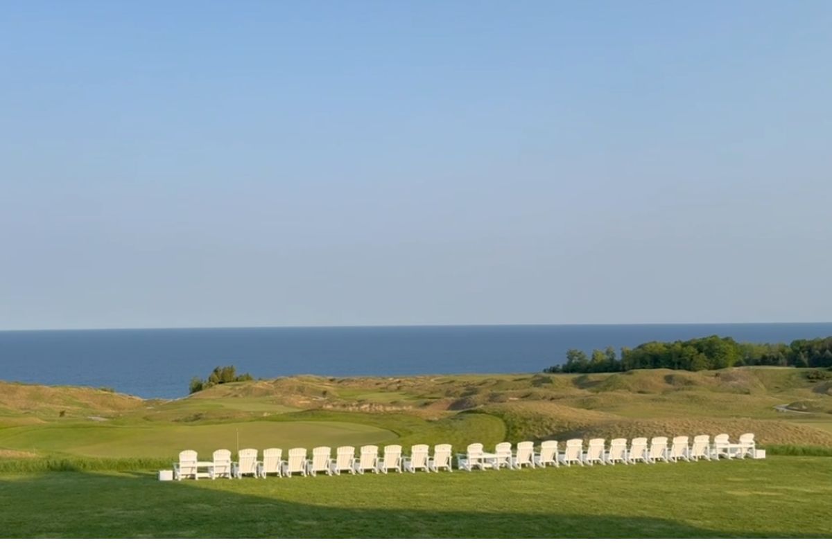 Bluffs Course View from Clubhouse