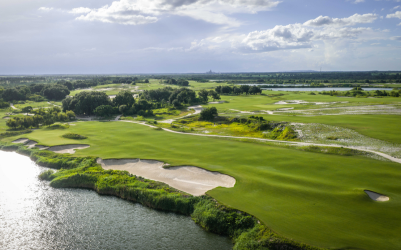 Minimalist golf course at Streamsong in central Florida
